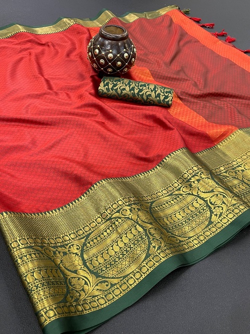 Aab Zoom Mercerised Cotton Silk Saree Collection